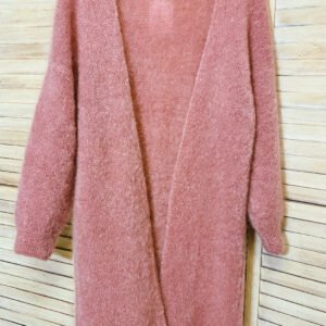 Italialainen Kid Mohair (80%) onesize (XS-XL), pitkä villatakki - Kuva 4